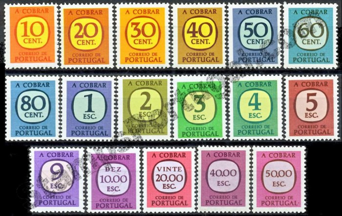 Selos - Afinsa nr P65/P81 - Scott nr J65/J81 Selos - Afinsa nr P65/P81 - Scott nr J65/J81