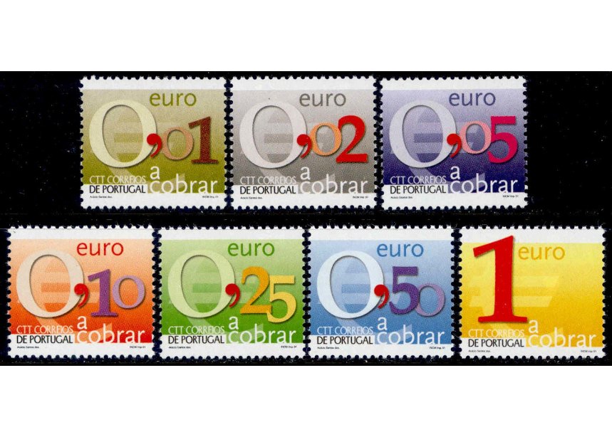 Selos - Afinsa nr P99/P105 - Scott nr J99/J105 Selos - Afinsa nr P99/P105 - Scott nr J99/J105