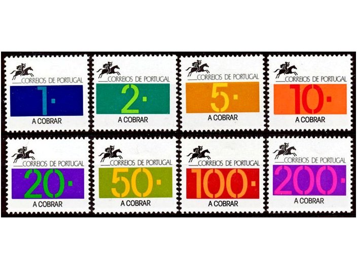 Selos - Afinsa nr P82/P89 - Scott nr J82/J89 Selos - Afinsa nr P82/P89 - Scott nr J82/J89